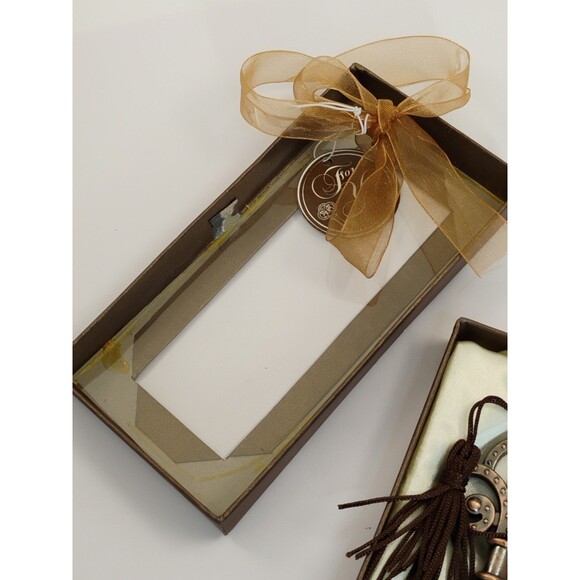 Wedding Favor Skeleton Key Bottle Opener Antique Copper Finish New In Gift Box - Picture 5 of 13